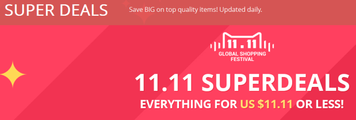 aliexpress 11.11 shopping event