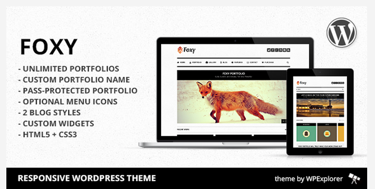 Foxy wordpress theme