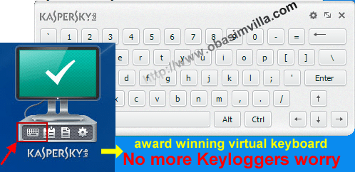 kasperky internet security review- behold the virtual keyboard
