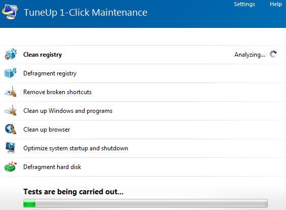 tune up maintenance utility