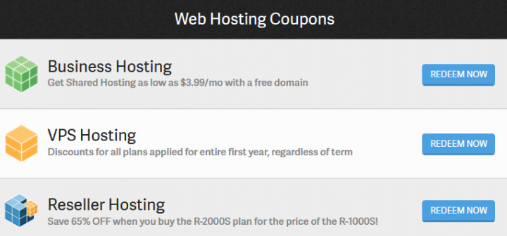Latest inMotion hosting deals/coupons