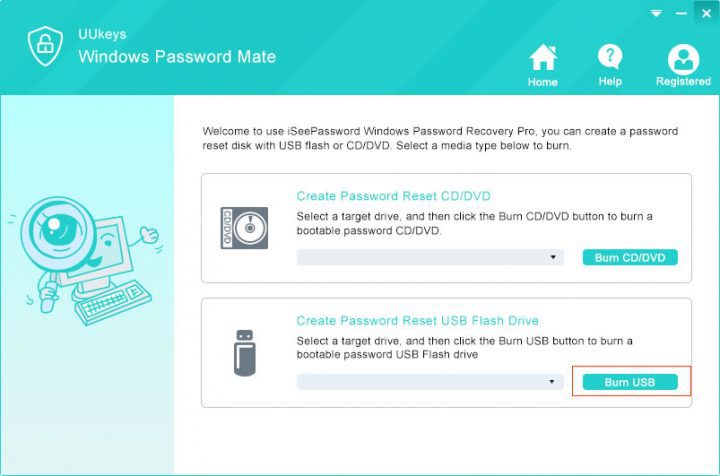 UUkeys windows password recovery software 