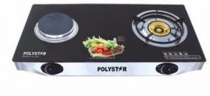Polystar Table Gas Cooker + Electric - PV-G2HP1