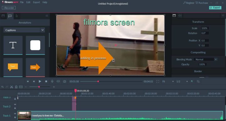 Editing Videos with Wondershare Filmora Scrn