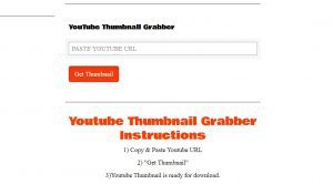 Videos Thumbnail grabber