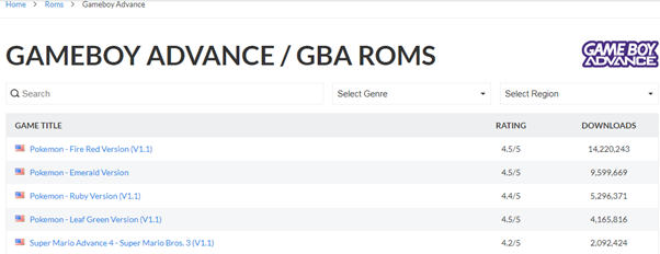 How to download GBA ROMs