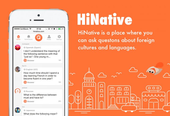 HiNative Language learning app