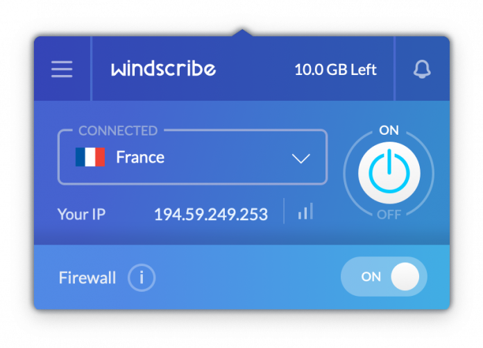 Windscribe free vpn