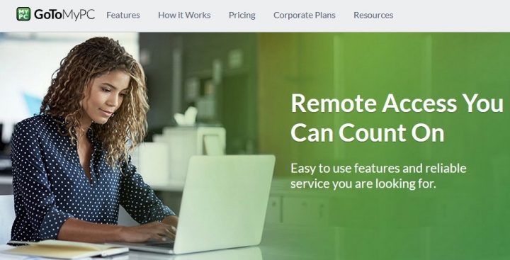 GoToMyPC remote utility software