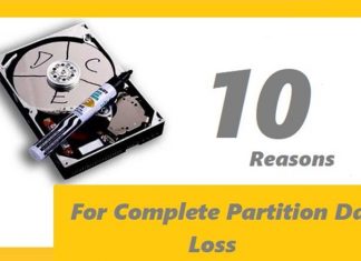 Reasons for Partition Data Loss on Hard Disk Drives