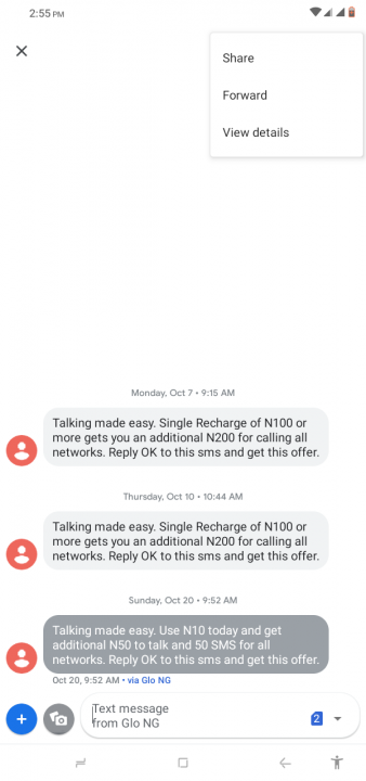 How To Copy Text Messages To Email On Android Devices