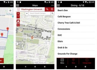 UW mobile app features