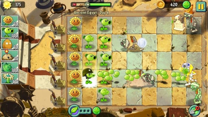 Plants vs Zombies 2 ios