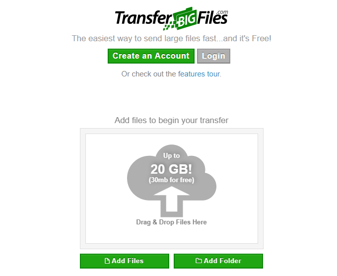 Transfer Big Files