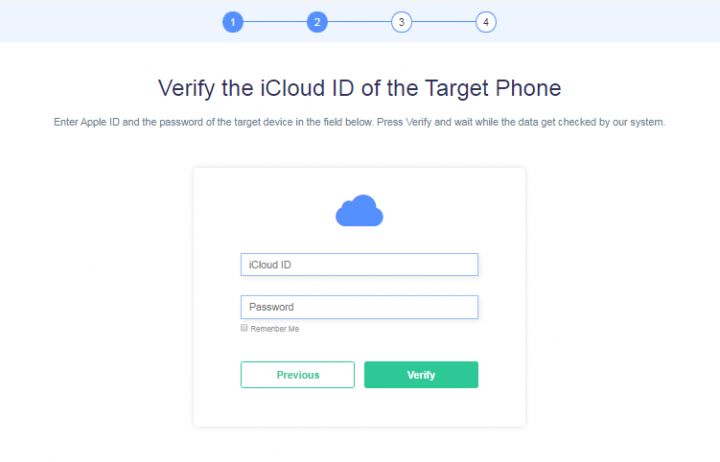 verify the iCloud account