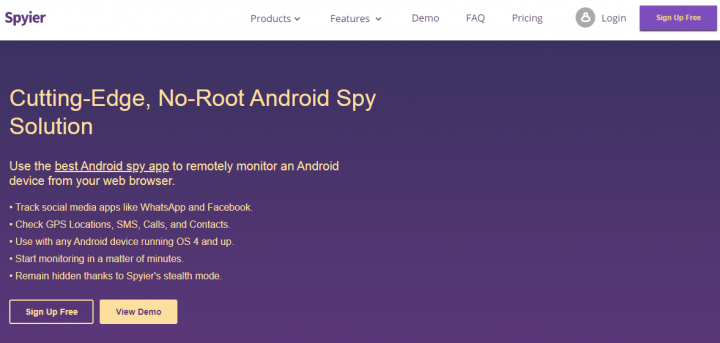 spyier android spy app review