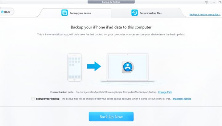 dearmob iphone manager backup