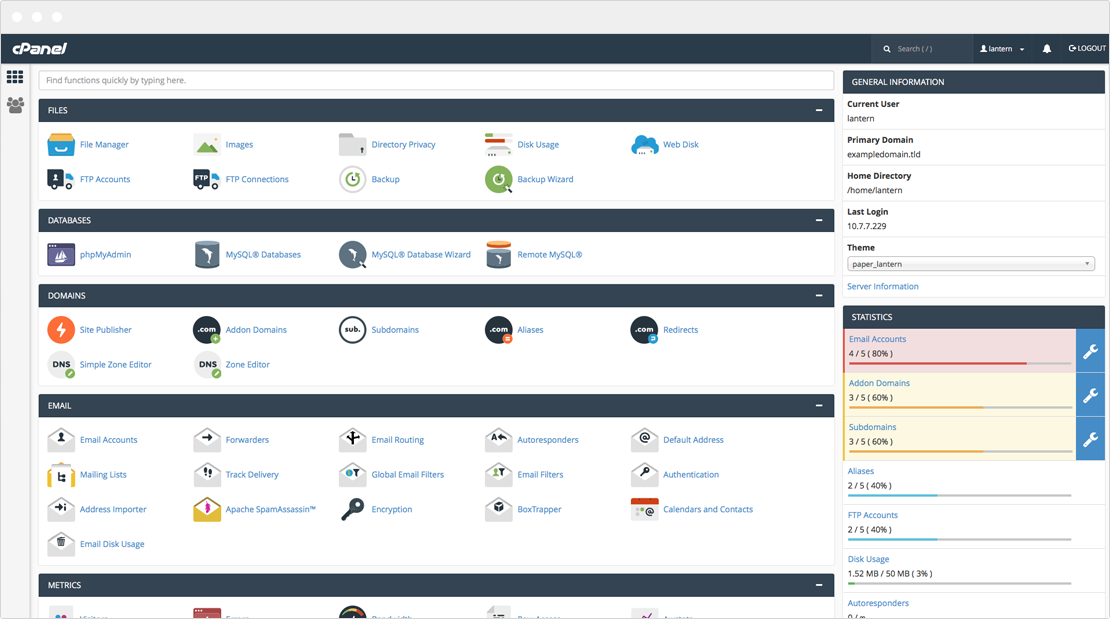 cPanel