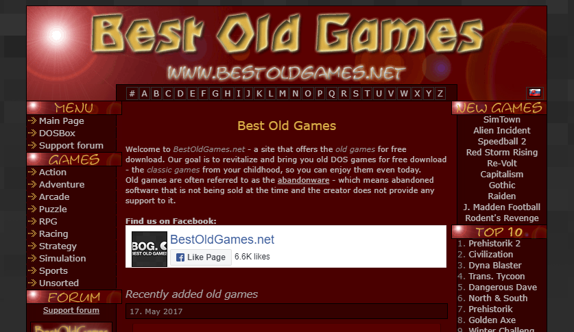 Best Old Games