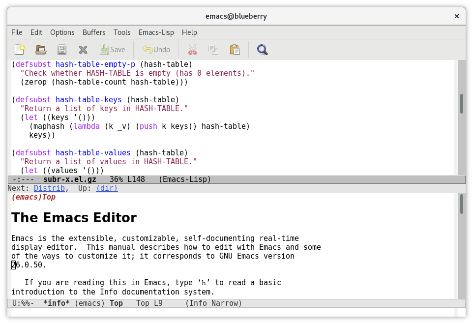 Emacs Editor