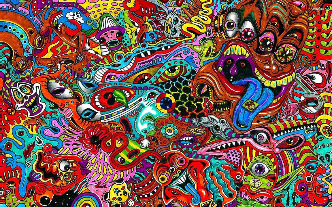 HD wallpaper trippy psychedelic eyes  Wallpaper Flare