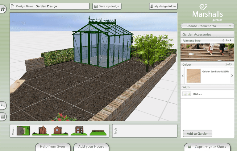 Marshalls Garden Visualiser software