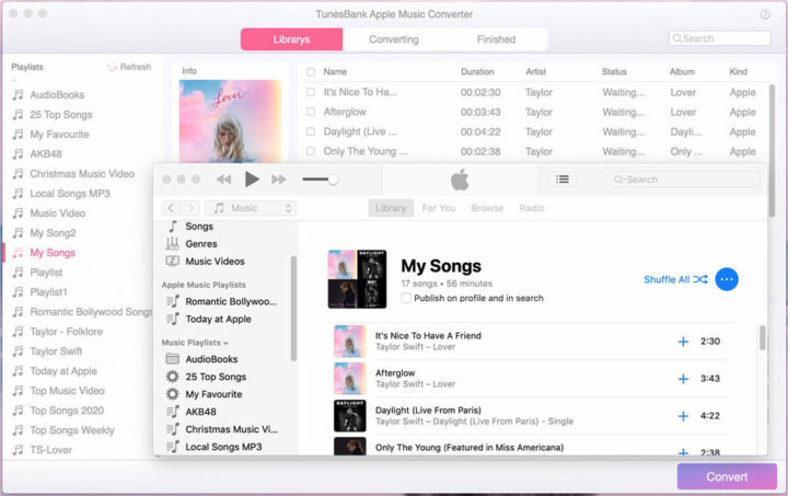 Select Apple Music Tracks