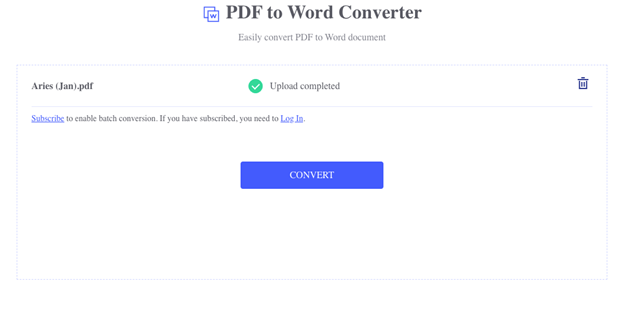drag your PDF file