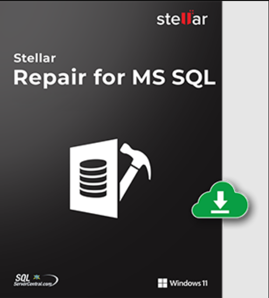 how to use Stellar Repair for MS SQL