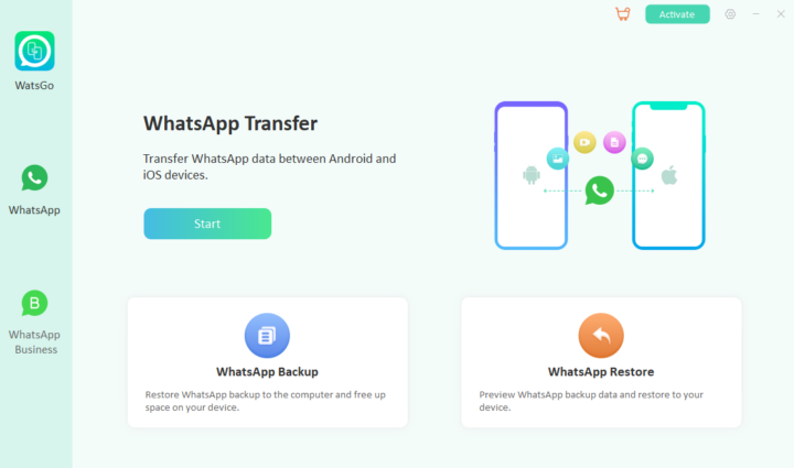 iToolab WatsGo WhatsApp Transfer App