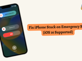 Fix iPhone Stuck on Emergency SOS