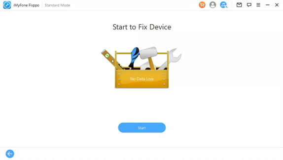 Click on "Start,"