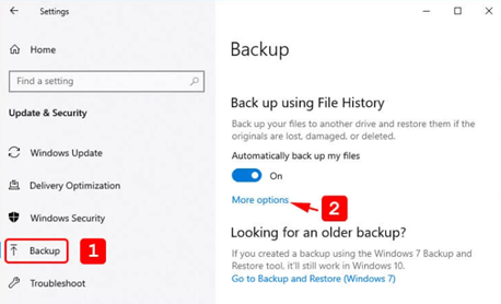 Recover the Corrupted File from a Backup