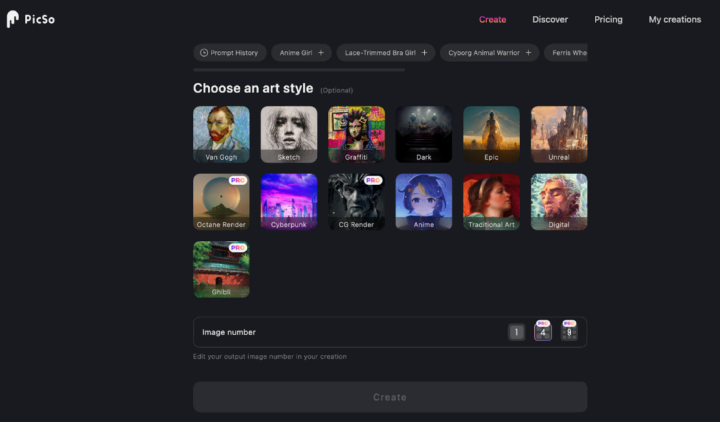 How to Use PicSo AI Image Generator App