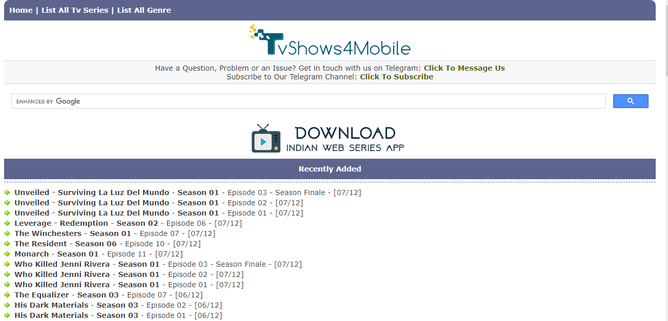 TVShows4Mobile Review: The Best Site to Download Free Movie Series?