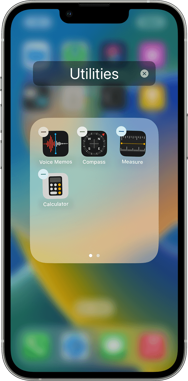 iPhone Folders