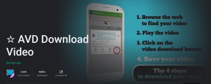 installer 4k video downloader pour android