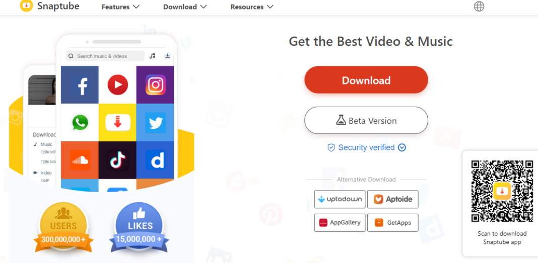 snaptube 4k video downloader