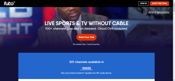 fubotv channels and prices