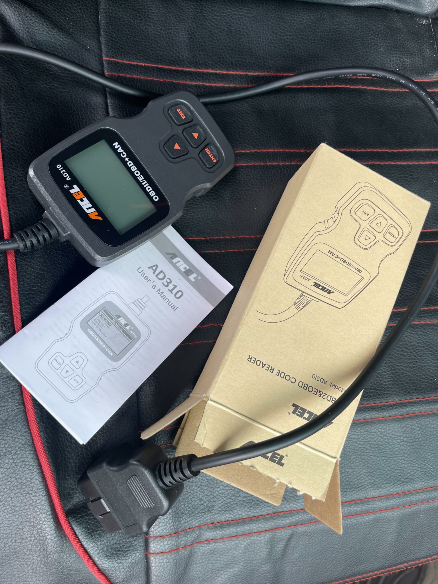 ANCEL AD310 Scanner OBD2 Per Auto – Lettore Codici Errore Motore, Cancella Spia Check Engine, Compatibile Con BMW, VW, Peugeot E Altre