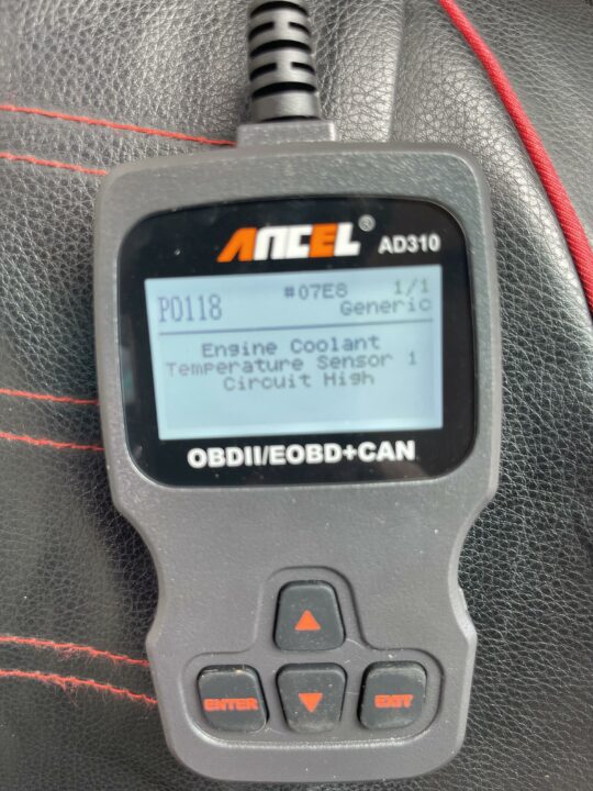 OBD2 fault description