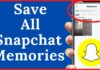 Save Snapchat Memories