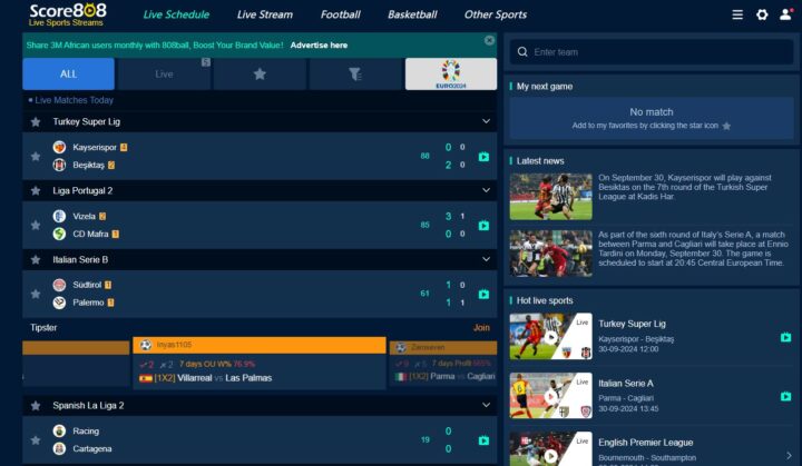 score808 live football streaming site