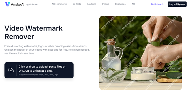 VMake AI-watermark remover software