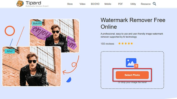 watermark remover tool by Tipard