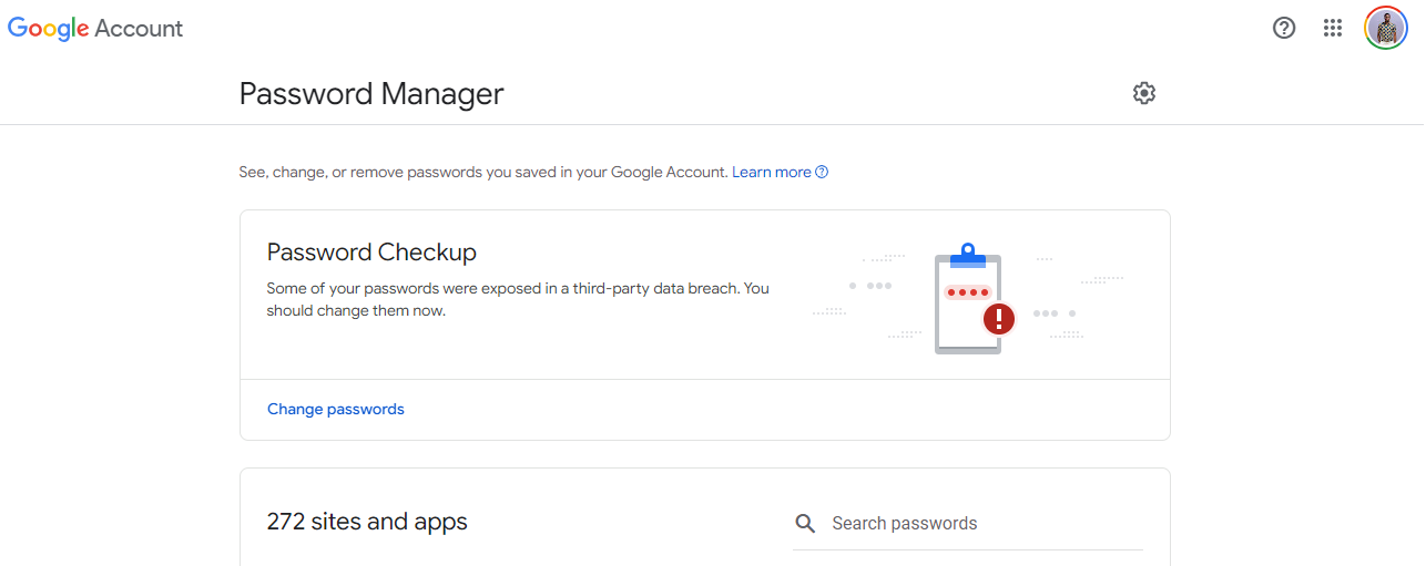 Google Password Manager