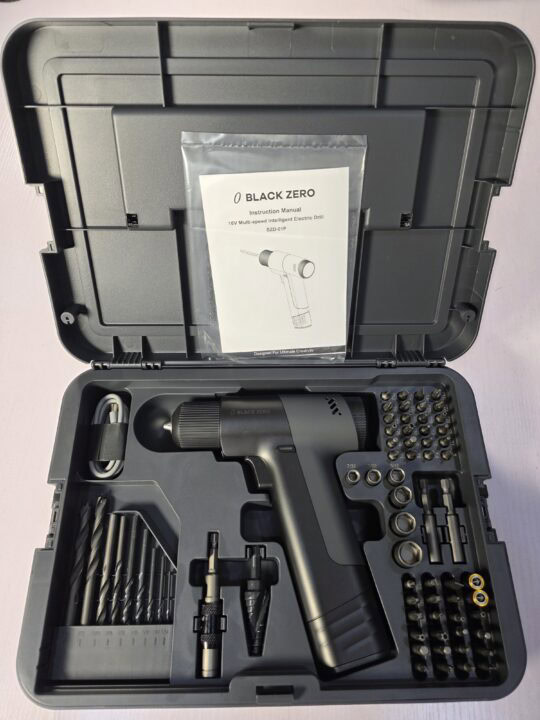 Blackzero BZD-01 Cordless Electric Drill unboxing