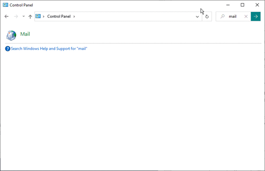 click on Mail