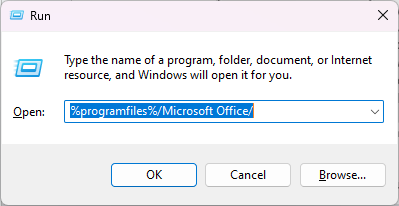open windows run screen