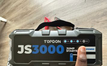 Topdon JS3000 Car Battery Jump Starter Features